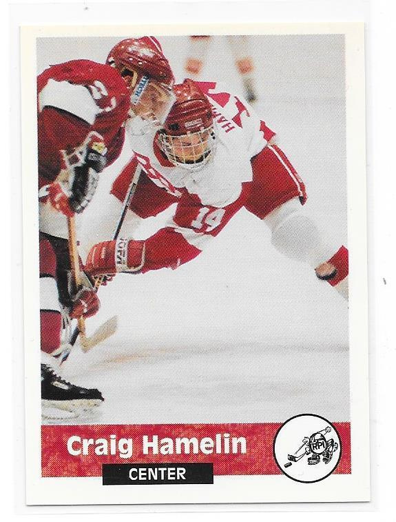 1993-94 RPI Engineers #14 Craig Hamelin ex Pelicans