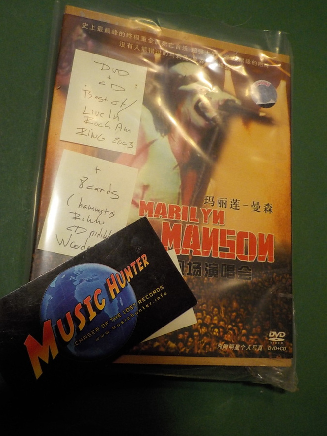 MARILYN MANSON - BEST OF / LIVE IN ROCK AM RING DVD + CD (W)