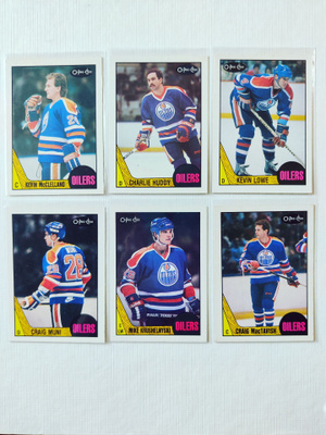 87-88 Opc - Edmonton Oilers 6kpl