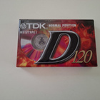 c-kasetti TDK D120 NORMAL POSITION IEC I / TYPE I - pikkukuva 1
