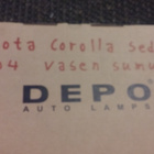 Toyota Corolla vasen sumuvalo uusi!!! 212-2048L-AE - pikkukuva 1