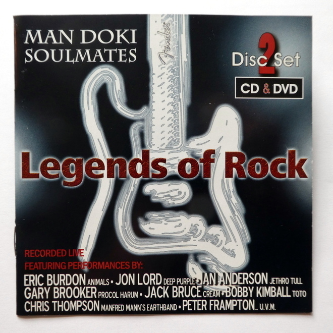 MAN DOKI Soul Mates CD/DVD 2005 Toto, Jethro Tull