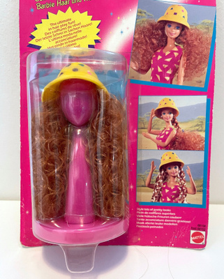 Vintage 1993 Barbie Magic Change Hair NRFB