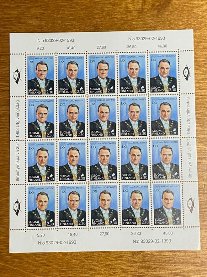 PRESIDENTTI MAUNO KOIVISTO 60 VUOTTA ARKKI**
