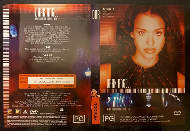 DARK ANGEL - SEASON 1 EPISODES 1-10 (3 DVD)