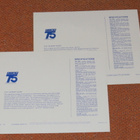 1976 Fiat 124 Coupe / Spider esite 2 kpl - KUIN UUSI - pikkukuva 2