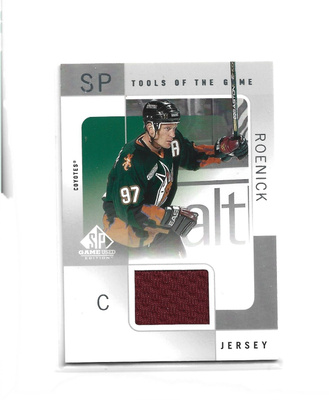JEREMY ROENICK - TOOÖS OF THE GAME - JERSEY=PUNAINEN