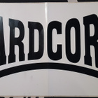Hardcore - Kaksi tarraa - Leveys 43 cm - Korkeus 25 cm - pikkukuva 2