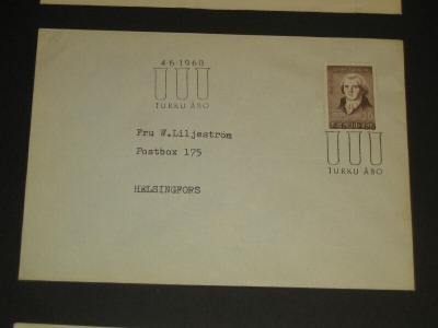 FDC 1960 Gadolin, EL Turku