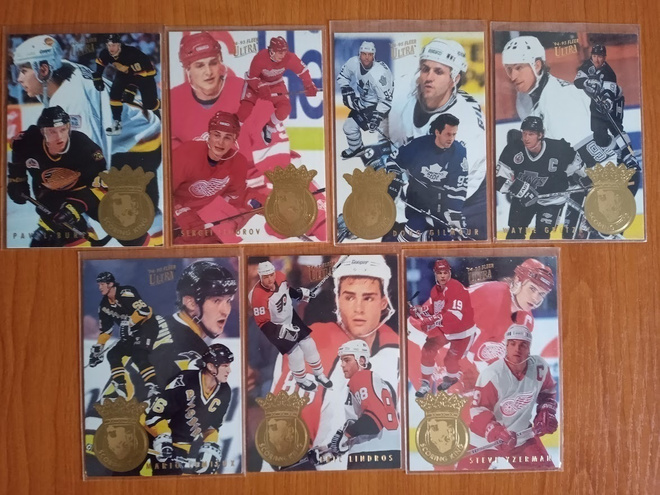 1994-95 Ultra Scoring Kings täysi setti 1-7