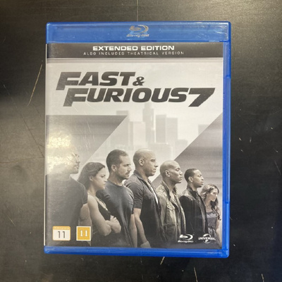 Fast & Furious 7 Blu-ray