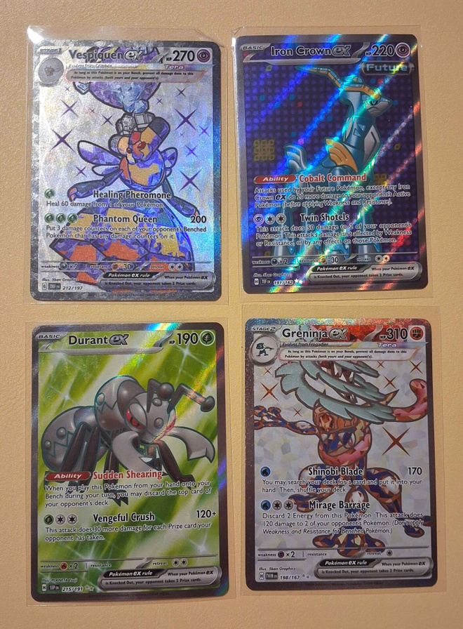 Pokemon ex full art - kortteja
