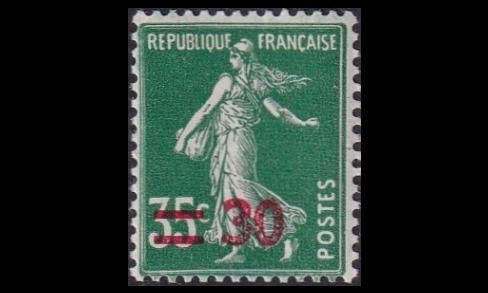 Ranska 478 ** Päällepainama 30/35 C (1940)