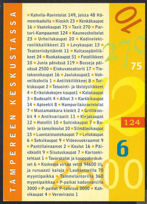 Tampere - tilastolukuja (v.2000)