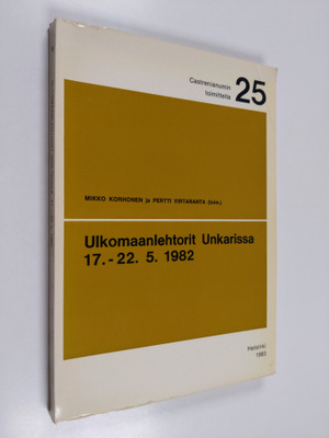 Ulkomaanlehtorit Unkarissa 17.-22.5.1982