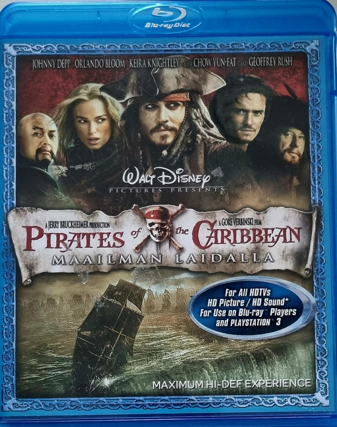 PIRATES OF THE CARIBBEAN MAAILMAN LAIDALLA BLU-RAY