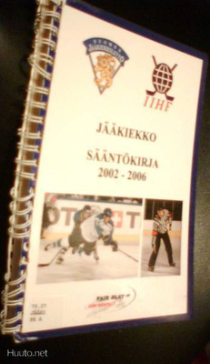 Jääkiekon säännöt (sääntökirja 2002-2006) Sis.pk:t
