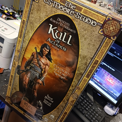 Kull of atlantis statue   - HEAD HUNTER STORE.