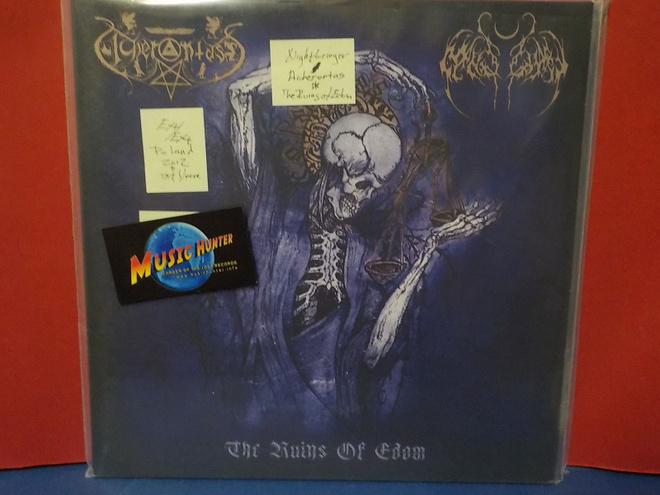 NIGHTBRINGER / ACHERONTAS - THE RUINS OF EDOM EX+/EX+ LP