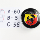 Fiat vannekeskiöt – Abarth – 60mm (4kpl sarja) - pikkukuva 2
