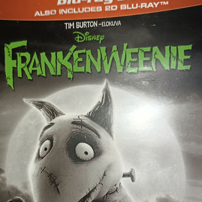 Frankenweenie bluray + 3d bluray