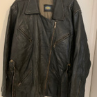 BLACK RIVET NAHKA TAKKI MOTOR BIKE KOKO 40 - pikkukuva 1