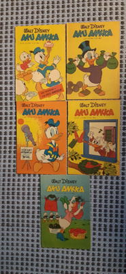 Aku Ankka 5 kpl v. 1963 HYVÄT!