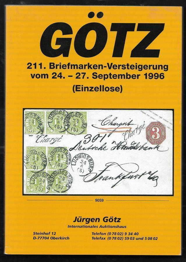 Huutokauppaluettelo - Götz 24.9.1996