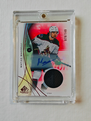 Matias Maccelli - 24-25 SP Game-Used Red Auto Jersey /149