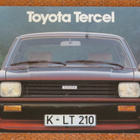 1981 Toyota Tercel esite - KUIN UUSI - 20 sivua - pikkukuva 1