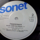 FINGERPRINTS::STAY THE NIGHT/MORE THAN YOU KNOW:VINYYLI 7" - pikkukuva 4