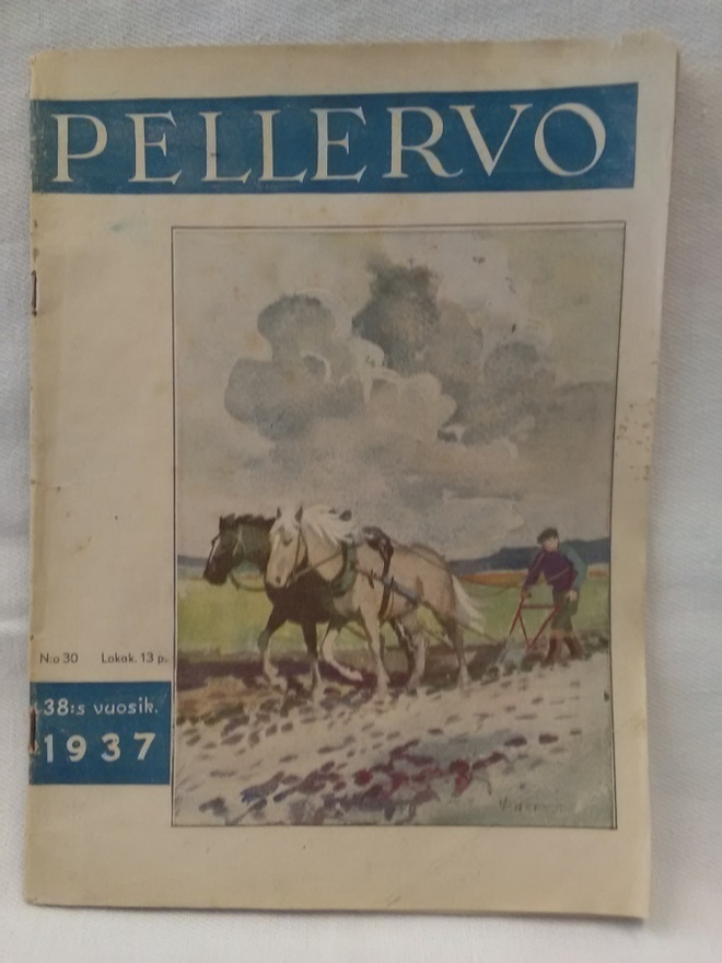 Pellervo No 30 lokakuu 1937