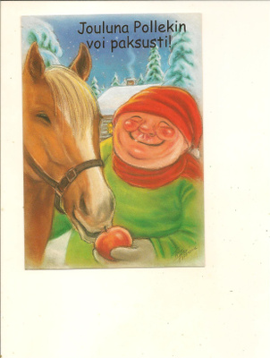 PELTONIEMI ,,,, JOULUNA POLLEKIN ,,,, KULKEMATON