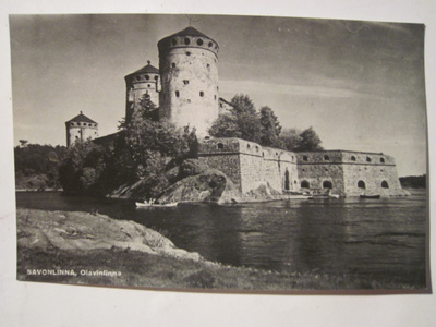 VANHA Postikortti Savonlinna 1930-l Alkup. Mallikappale