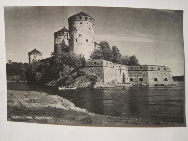 VANHA Postikortti Savonlinna 1930-l Alkup. Mallikappale