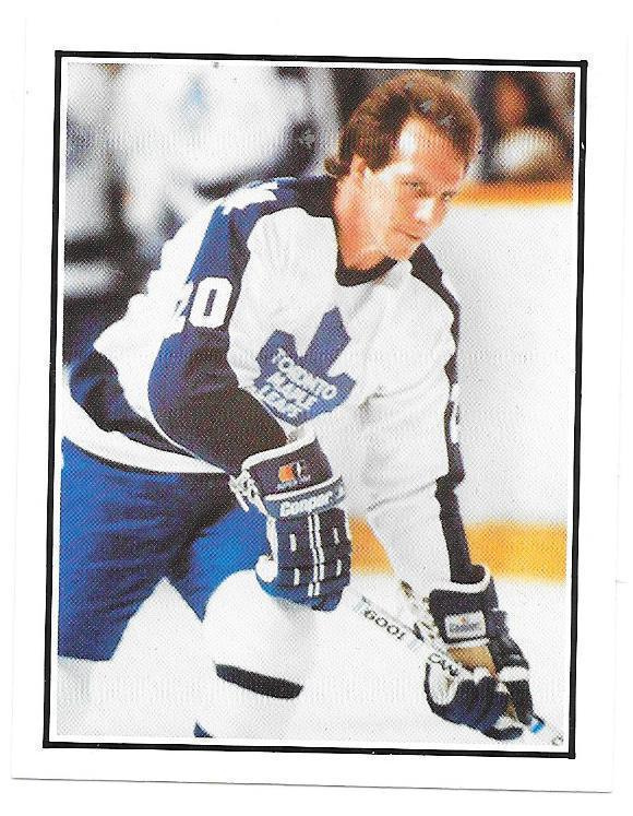 1987-88 Toronto Maple Leafs TeamIssue #14 Al Secord Gooni