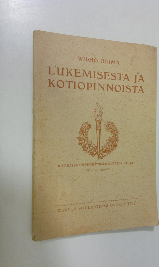 Vilho Reima : Lukemisesta ja kotiopinnoista