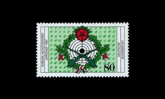 Saksa 1330 ** Euroopan ampumafestivaalit (1987)