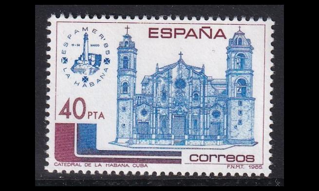 Espanja 2667 ** Postimerkkinäyttely ESPAMER (1985)