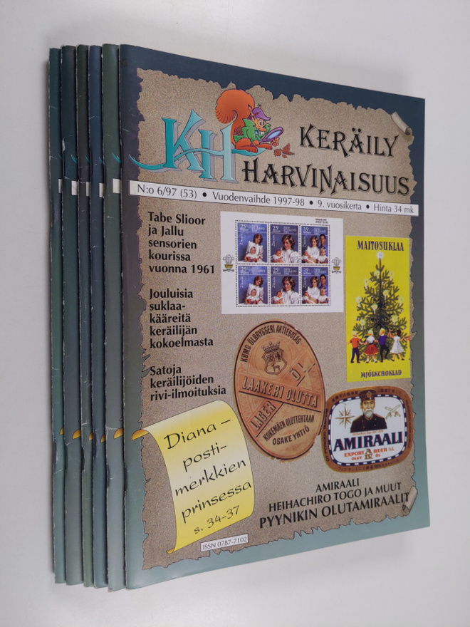 Keräilyharvinaisuus vuosikerta 1997 (no:t 1-6)
