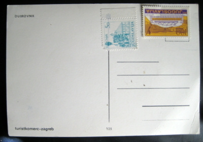 JUGOSLAVIJA postikortti 2-kuvaa (kulkematon)(62)