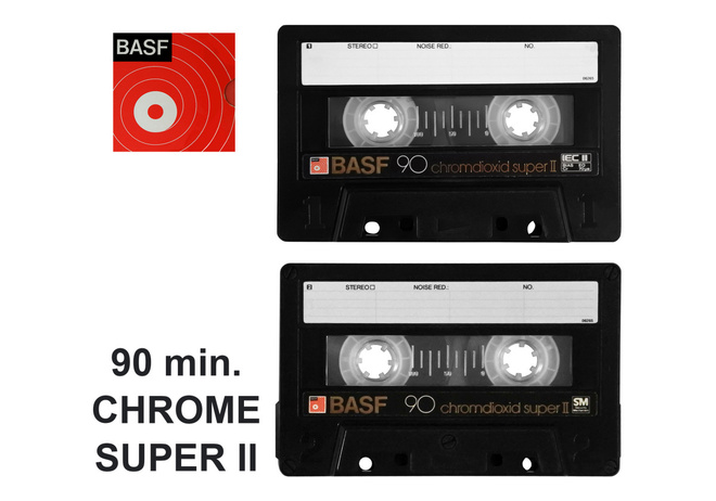 C-KASETTI BASF CHROME SUPER II 90 min. - ILMAINEN TOIMITUS