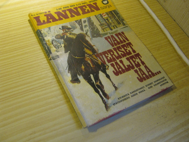 Lännensarja 8/1975 Vain veriset jäljet jää