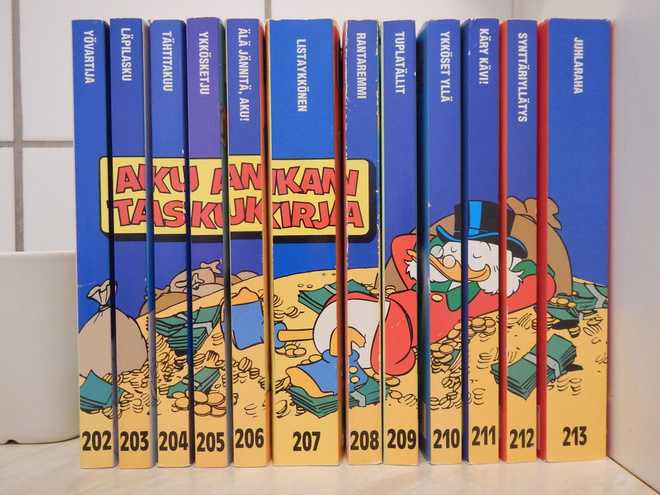 Aku Ankan taskukirjat 202 - 213