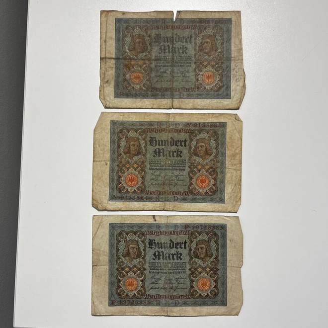 Saksa - 100 mark 1920 (3kpl)