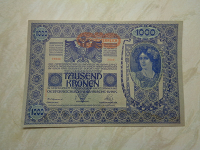 Itävalta-Unkari 1000 kronen seteli