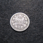 25 penniä 1865 - hopeaa - pikkukuva 1