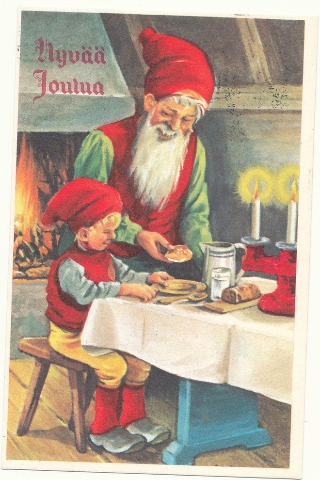 Erik FORSMAN - Pukki ja tonttu ruokailevat