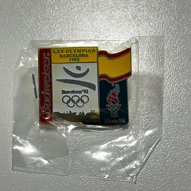 Budweiser - Atlanta 1996 / Barcelona 1992 pinssi