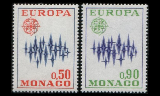 Monaco 1038-9 ** Europa (1972)